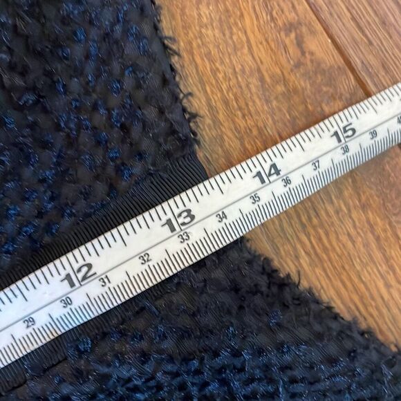 Max & Cleo black textured faux wrap dress  6 - Picture 11 of 12